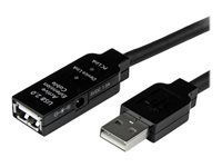 5 meter USB A Male to USB A Female USB 2.0 Repeater / Extender Cable - Black - 15ft (USB2AAEXT5M) - Prodlužovací šňůra USB - USB (F) do USB (M) - USB 2.0 - 5 m - aktivní - černá - pro P/N: LTUB1MBK, SVA5H2NEUA, UUSBOTG