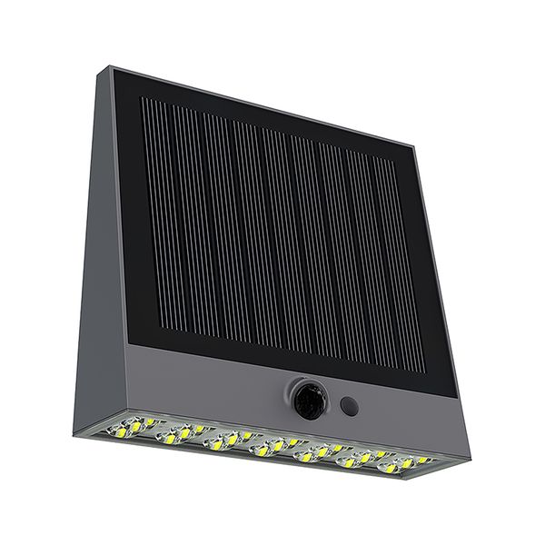 Venkovní solární LED světlo Viking SR25/Pohybový senzor/1000 lm/4 režimy/IP54/denní bílá
