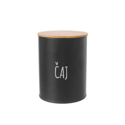 Dóza ORION Black Čaj 9,5cm