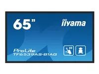 65" Třída úhlopříčky (64.5" zobrazitelný) displej LCD s LED podsvícením - digital signage - s vestavěný mediální přehrávač a dotyková obrazovka (multi touch) - Android - 4K UHD (2160p) 3840 x 2160 - černá