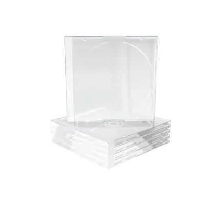 MEDIARANGE Box na 1x CD/DVD/BR 10,4mm, čirý, 5ks
