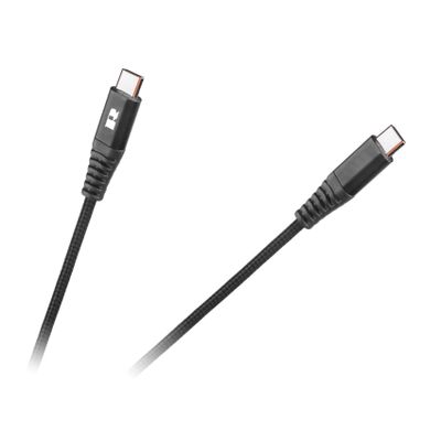 Kabel REBEL RB-6003-100-B USB-C/USB-C 1m Black