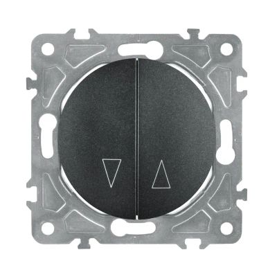 Spínač na rolety ELECTROMALT OVAL OVA1030B černý