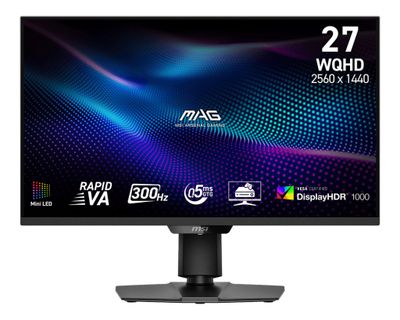MSI MAG/274QPF X30MV/27"/VA/QHD/300Hz/0,5ms/Černá/3R