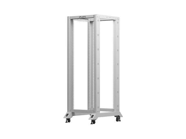Lanberg otevřený rack 19" 32U 600X800 šedý