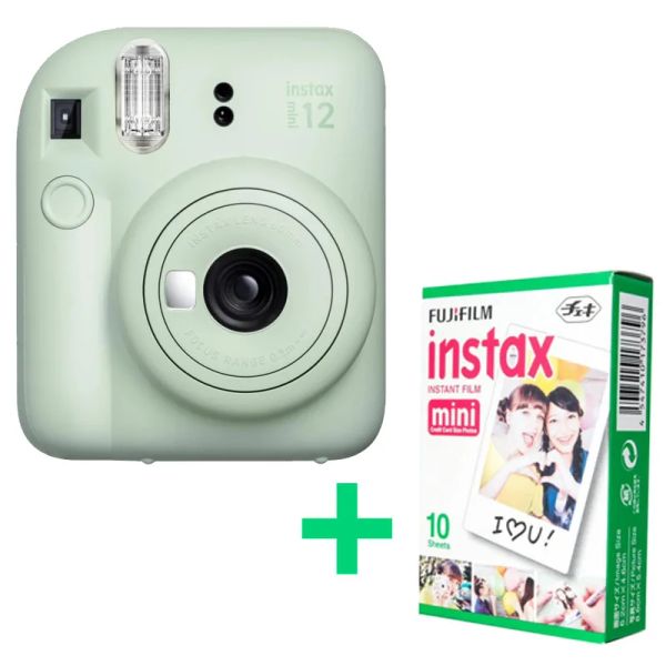 FujiFilm Instax Mini 12, Mint Green + 10 fotek