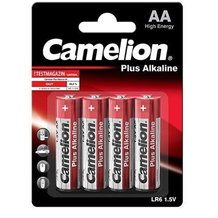 CAMELION Baterie alkalické PLUS AA 4ks LR06