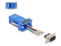 D-Sub 9 pin male to RJ12 female Assembly