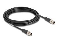M12 Cable X-coded 8 pin male to male PVC