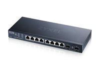 Přepínač - spravovaný, NebulaFLEX cloud - L3 Lite - inteligentní - 8 x 100/1000/2.5G + 2 x Gigabit SFP / 10 Gigabit SFP+ - desktop