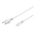 WENTRONIC Síťový kabel 2pin 230V 5m bílý W.93988