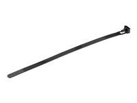 8  Reusable Cable Ties Nylon 100 Pack - CBMZTRB8BK