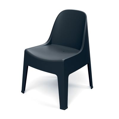 Židle zahradní MILANE 580x600x735 mm - uhelná