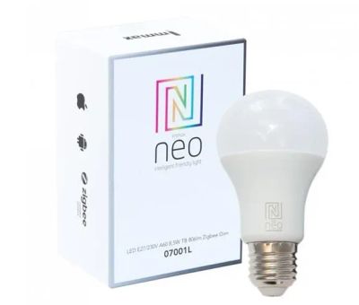 IMMAX NEO Chytrá WiFi žárovka LED E27 8.5W teplá bílá IMMAX NEO 07001L