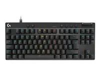 Klávesnice - hraní - TKL - podsvícení - USB - QWERTY - britská - klávesový spínač: Linear - černá
