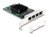 PCI Express x4 Card to 4 x RJ45 Gigabit