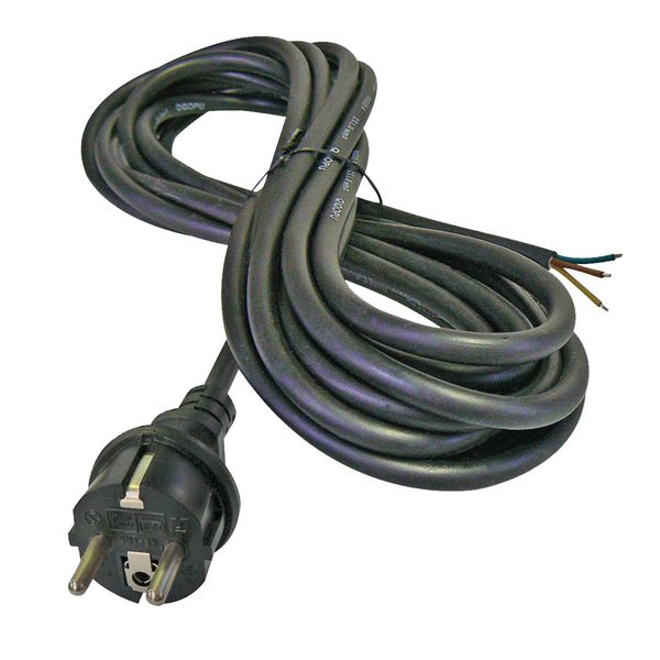 Flexo šňůra gumová 3x1,0mm2 5m černá GETI
