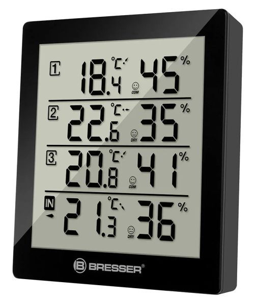 Meteostanice Bresser Temeo Hygro Quadro