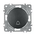 Zvonečkový vypínač ELECTROMALT OVAL OVA1020B černý