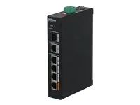 Přepínač - neřízený - 4 x 10/100 (PoE) + 1 x gigabitů SFP + 1 x 10/100/1000 - desktop - PoE (60 W)