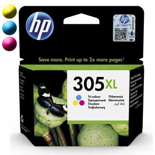 HP 305XL, Cartridge, 3YM63AE CMY