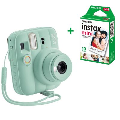 FujiFilm Instax Mini 13 + 10 Shots, Lagoon Green