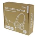 DELTACO Office USB Stereo Headset, Teams/Webex