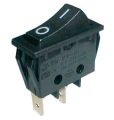 Přepínač kolébkový 2-pol./2-pin ON-OFF 250 V/15 A černý