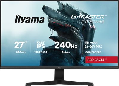 iiyama G-Master/G2771HS-B1/27"/IPS/FHD/240Hz/0,4ms/Černá/3R