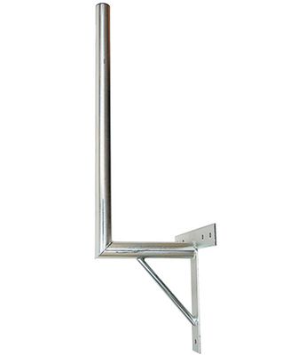 Anténní držák 25 na stěnu se vzpěrou průměr 42mm výška 66cm