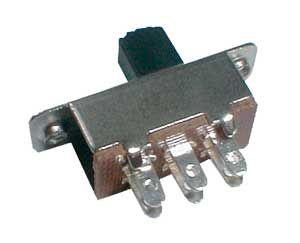 Přepínač šupátkový-střední 2pol./6pin ON-ON (12V)