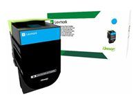 Extra vysoká výtěžnost - azurová - originální - kazeta s barvivem LCCP, LRP - pro Lexmark CX510de, CX510de Statoil, CX510dhe, CX510dthe