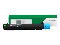 Azurová - originální - kazeta s barvivem - pro Lexmark XC9325, XC9335
