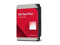 WD Red Plus WD100EFGX - Pevný disk - 10 TB - interní - 3.5" - SATA 6Gb/s - 7200 ot/min. - vyrovnávací pamet: 512 MB