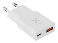 Síťový adaptér - 33 watt - Super Charge, Fast Charge, QC 3.0, PD - 2 výstupní konektory (USB typ A, USB-C)
