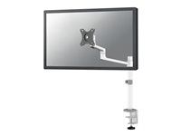 Montážní sada (kloubové rameno) - plný pohyb - pro obrazovka - ocel - bílá - velikost obrazovky: 17"-27" - upevnitelné na stůl