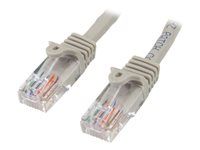 Patch kabel - RJ-45 (M) do RJ-45 (M) - 15 m - UTP - CAT 5e - lisovaný, provedení bez hrbolků - šedá