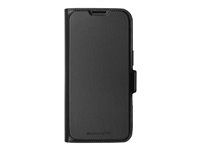 Pouzdro s klopou pro mobilní telefon - polyuretan (PU), plast - černá - pro Apple iPhone 17