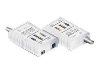 Konvertor síťových médií - 100Mb LAN - přes Coax - 10Base-T, 100Base-TX - RJ-45 / BNC (balení 2) - pro AXIS C1410, D3110, M3067, M3085, M3086, M5075, P1385, P1455, Q1656, Q1715, Q1942, W400