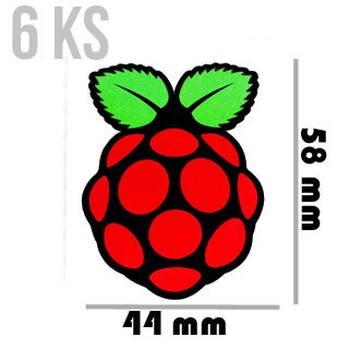 PIMORONI Samolepky velké 58x44 6ks pro Raspberry