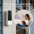 MEARI B1, Audio/Video zvonek, WiFi, 2K, PIR