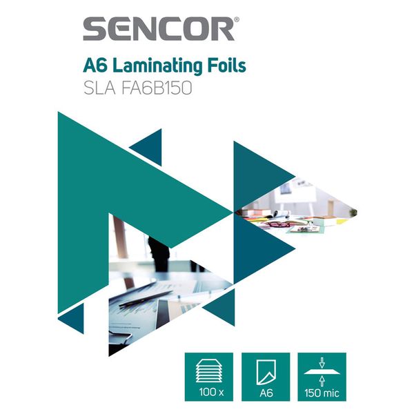 Fólie laminovací SENCOR SLA FA6B150 A6 150mic 100ks