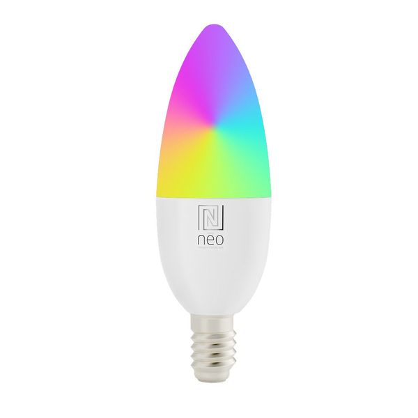 Smart LED žárovka E14 6W RGBW IMMAX NEO 07716L WiFi Tuya