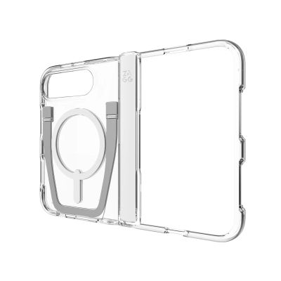Puzdro Crystal Palace Snap s podpierkou pre Apple iPhone Duo - Clear