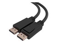 C2G 10ft (3m) C2G TAA-Compliant DisplayPort Cable with Latches - 8K 60Hz - Kabel DisplayPort - kompatibilní s TAA - DisplayPort (M) s jazýckem do DisplayPort (M) s jazýckem - DisplayPort 1.4 - 30 V - 3 m - dvousmerný, podpora 8K60Hz (7680 x 4320) - cerná