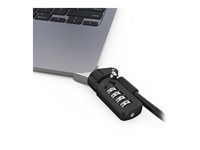 Adaptér bezpečnostního kabelového zámku - s číselný kabelový zámek - pro Apple MacBook Air M2
