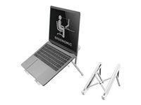Stojánek na notebook - stříbrná
