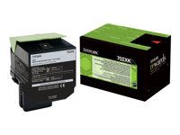 Extra vysoká výtěžnost - černá - originální - kazeta s barvivem LCCP, LRP - pro Lexmark CS510de, CS510dte