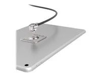 Compulocks Universal Tablet Lock with Keyed Cable Lock - Security plate - lepidlo - bílá