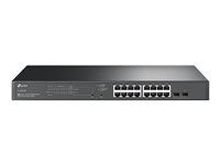 Přepínač - inteligentní - 16 x 10/100/1000 (PoE+) + 2 x SFP - Lze montovat do rozvaděče - PoE+ (150 W)